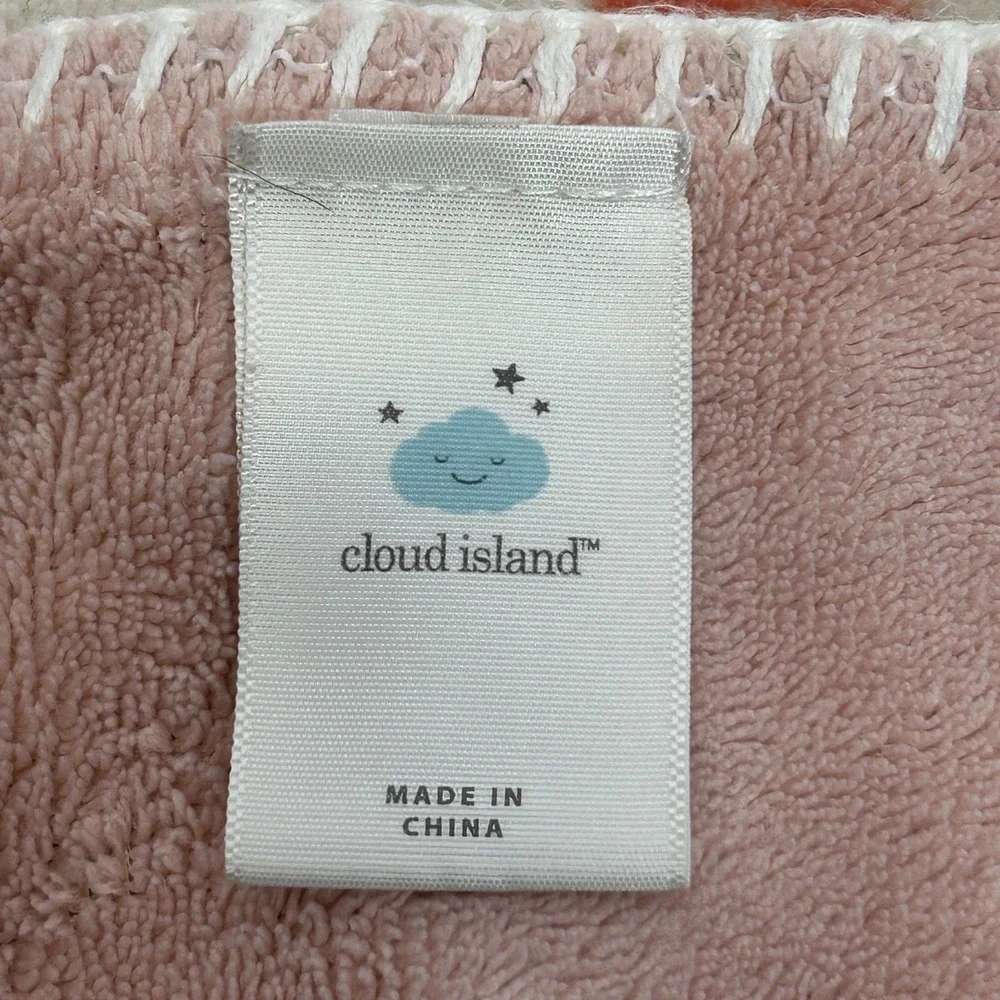 Cloud Island Baby Blanket Aesthetic Cottage Boho Lovey Thick Sherpa Soft Infant